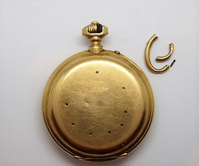 GOUSSET WATCH in 18K yellow gold (750/°°),...