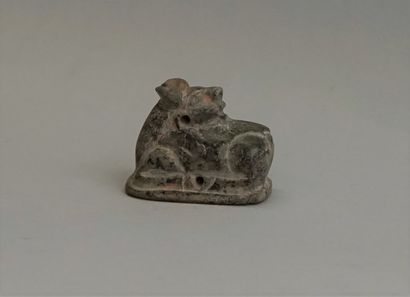Stone buffalo with seal, Anatolian style....