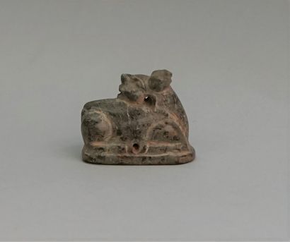 Stone buffalo with seal, Anatolian style....