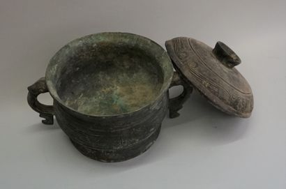 Covered mistletoe in bronze with a crusty...