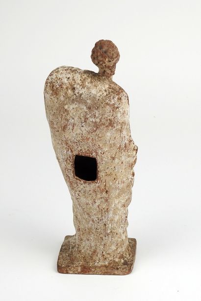 Tanagrean statuette representing Venus emerging...