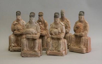 Set of 12 figures bearing the signs of the...