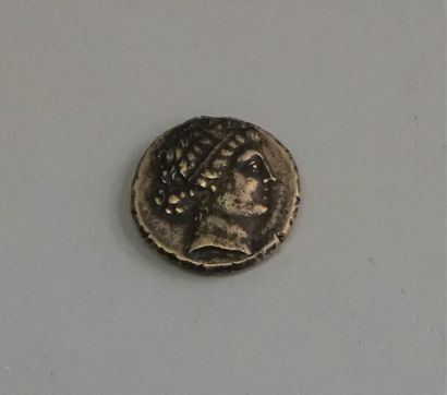 Tetradrachm in silver metal in the Aeolis...