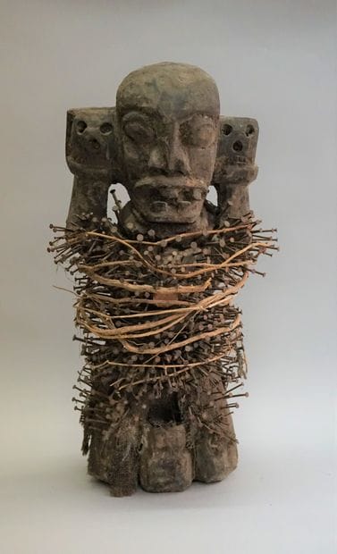 Anthropomorphic fetish with its body entirely...