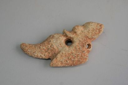 Hongshan style calcified stone amulet. 4...