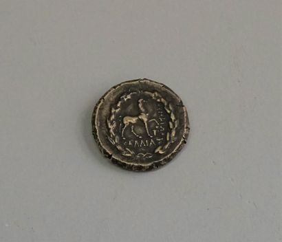 Tetradrachm in silver metal in the Aeolis...