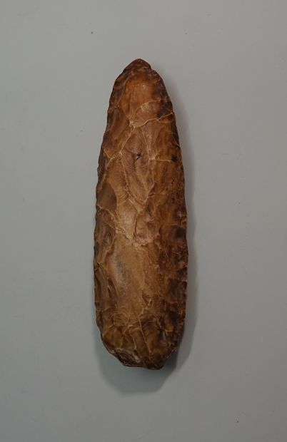 Flint carved in resin. Neolithic style. L:...