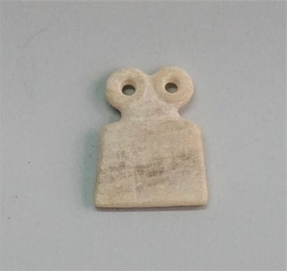 Idol with stone (marble) eyes. Mesopotamian...
