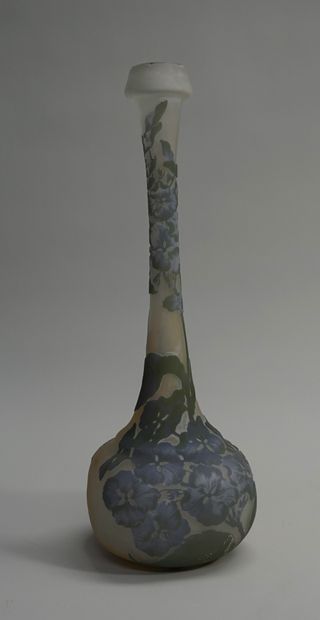 GALLE Emile

Vase soliflore with long neck...