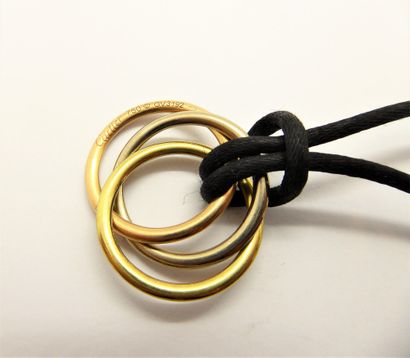 CARTIER - PENDENTIF TRINITY, signé, numéroté...