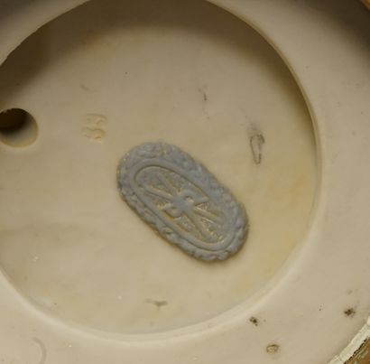 COUPLE of young peasants in white cookie...