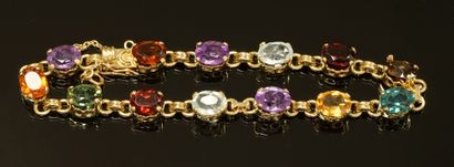 STERN - BRACELET en or jaune 18k (750/°°)...