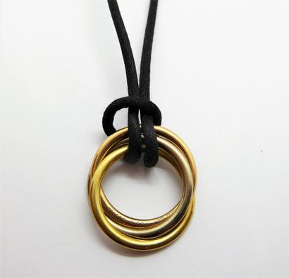 CARTIER - PENDENTIF TRINITY, signé, numéroté...