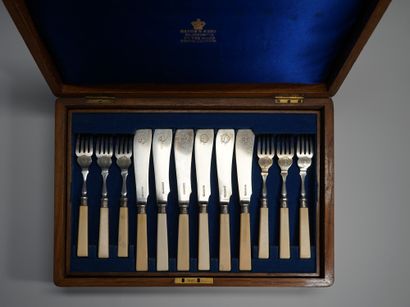 MAPPIN & WEBB - Fish cutlery including 6...
