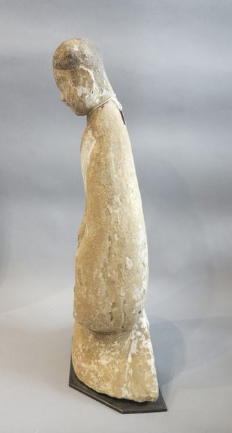 Lady of court presented kneeling, dressed...