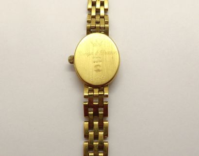 YONGER ET BRESSON - Wristwatch in 18K yellow...