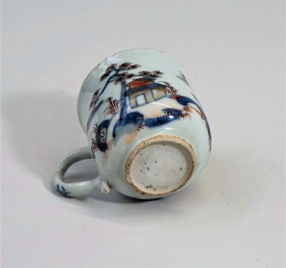 Coffee cup in Imari polychrome porcelain....