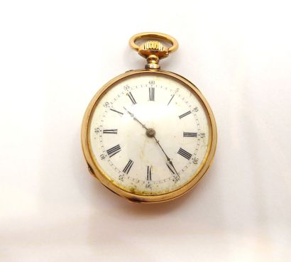 GOUSSET WATCH in 18K yellow gold (750/°°)...