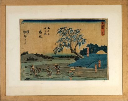 Print chuban yoko-e of HIROSHIGE: series...
