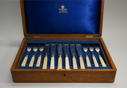 MAPPIN & WEBB - Fish cutlery including 6...