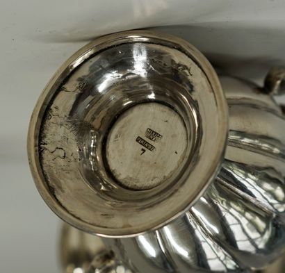 Important silver coffee and tea service 925/°°,...