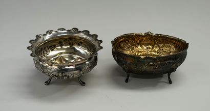 SET in silver, Minerve mark, composed of...