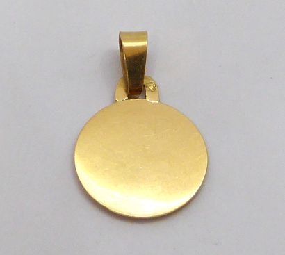 PENDANT in 18K yellow gold (750/°°) sign...
