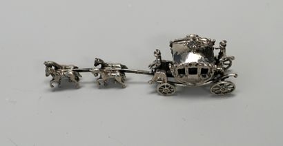 Decorative subject representing a carriage...