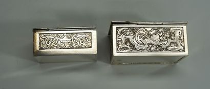 Set in silver plated metal composed of 2...