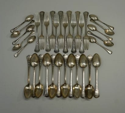 PART OF SILVER HOUSEKEEPING, Minerva mark,...