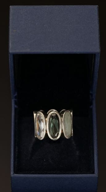 SWAROVSKI Daniel - BAGUE large en argent...