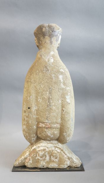 Lady of court presented kneeling, dressed...
