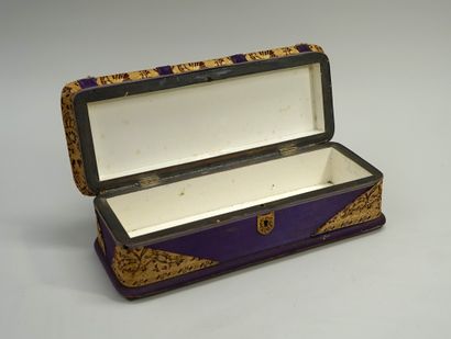 Small sunshade with turned wood handle and...
