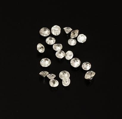 MELEE de diamants taille ancienne pour 3.2cts...