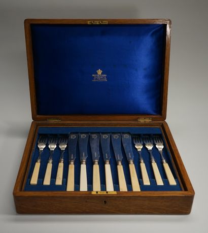 MAPPIN & WEBB - Fish cutlery including 6...