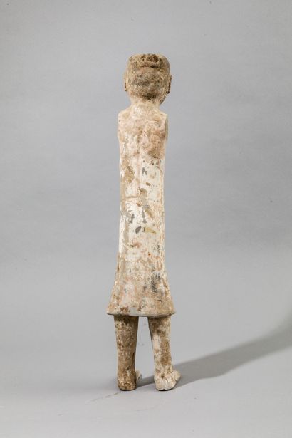 Stickman represented standing, shoulders...