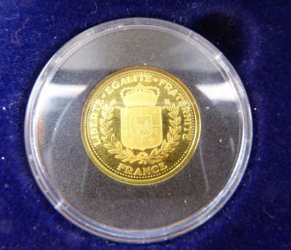 LOT de 2 PIECES en or 999/°°: Monnaie de...