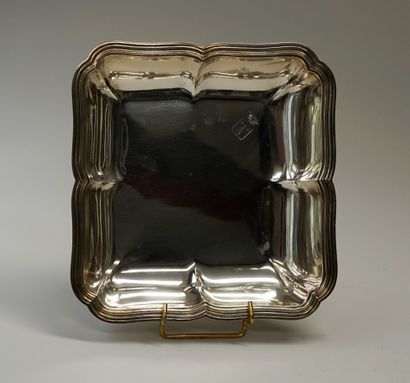Square silver JATTE hallmarked Minerve, model...