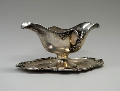 FOLLIOT Charles - SAUCIERE on its silver...