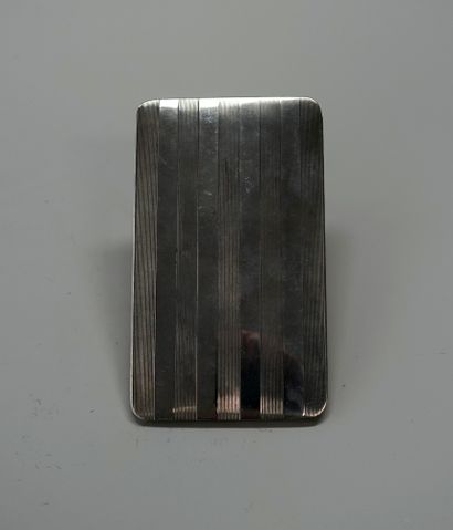 Silver card or cigarette case 925/°°, minerva...