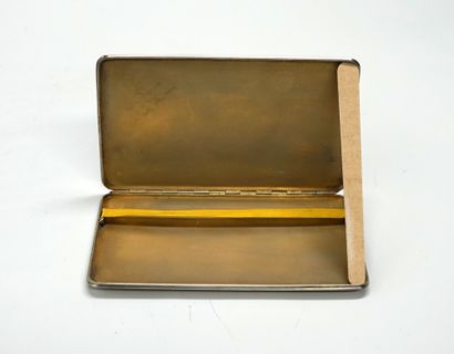 Silver card or cigarette case 925/°°, minerva...