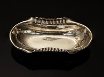 VIDE-POCHE or hunter's cup in silver hallmark...