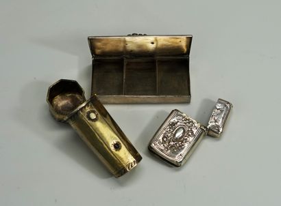 SET in silver (min 800/°°), boar hallmark,...