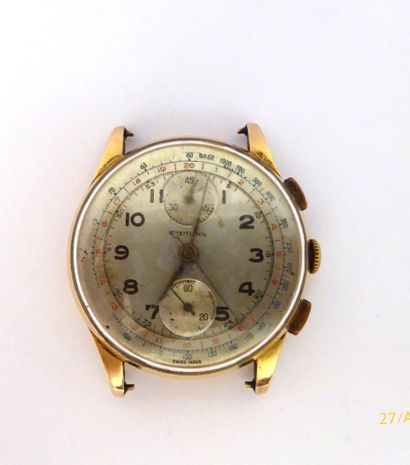 BREITLING - WATCH in 18k (750/°°) pink gold...