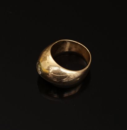 18ct (750/°°) yellow gold and platinum 