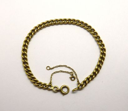 GOURMETTE in 18K (750/°°) yellow gold, child...