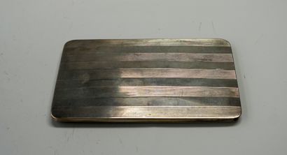 Silver card or cigarette case 925/°°, minerva...