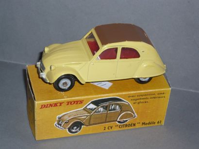 DINKY TOYS n°558 Citroën 2CV 1961 yellow...
