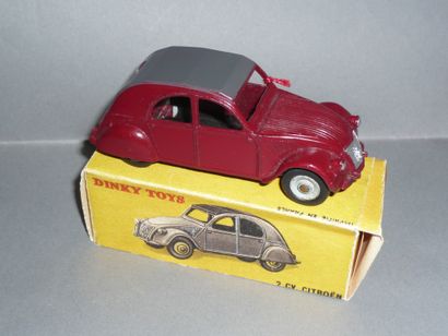 DINKY TOYS n°24T Citroën 2CV (3 lights) red...