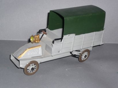 Painted sheet metal truck. Troop transport...